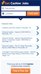 Mobile Screenshot of getcashierjobs.com